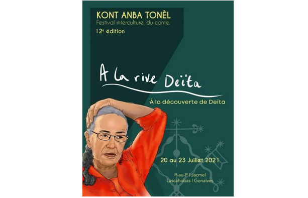 Déïta, auteure de Contes des jardins de pays de Ti Toma au cœur de la douzième édition du Festival interculturel de conte